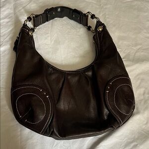 VTG juicy counture. Dark Brown Leather Hobo Bag